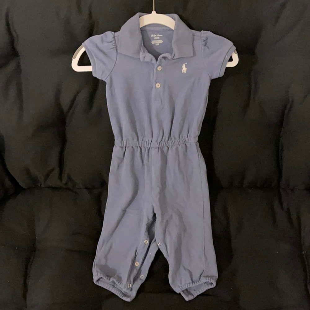 Ralph Lauren Blue Romper
